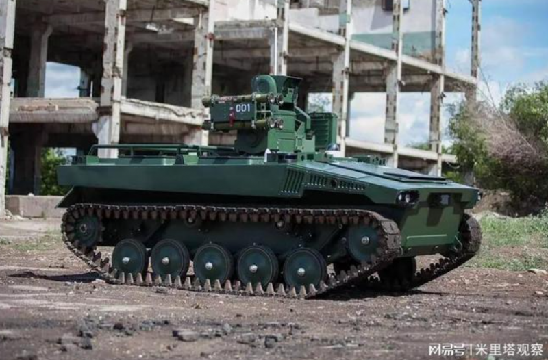 俄反坦克机器人抵达乌克兰参战