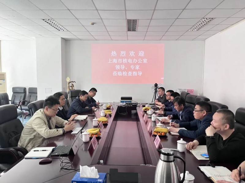 上海市核电办主任陆海宾一行赴自仪七厂、星申仪表调研交流