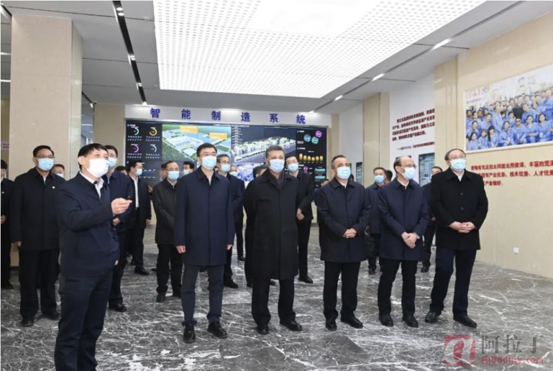 新疆维吾尔自治区党委书记马兴瑞一行到黄河公司调研